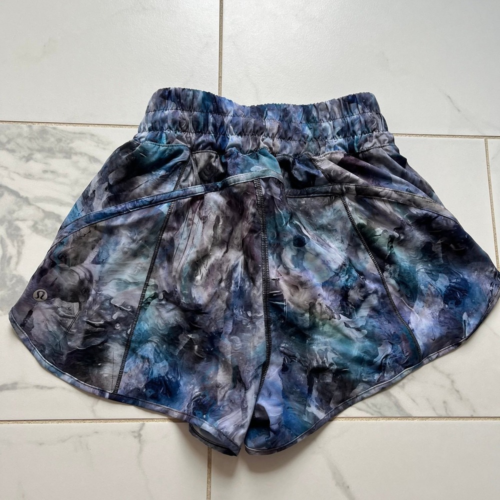 Lululemon Track That Chromasphere Multi Pattern Sz 4 - Picture 6 of 6